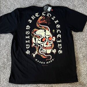 Sullen Teen Hearts Serpent Graphic T-Shirt